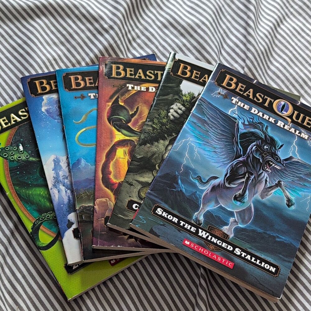 Beast Quest Book Lot of 6 Scholastic Paperbacks